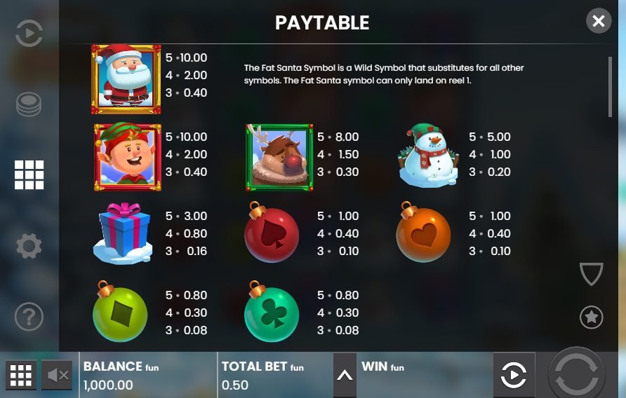 fat santa symbolos